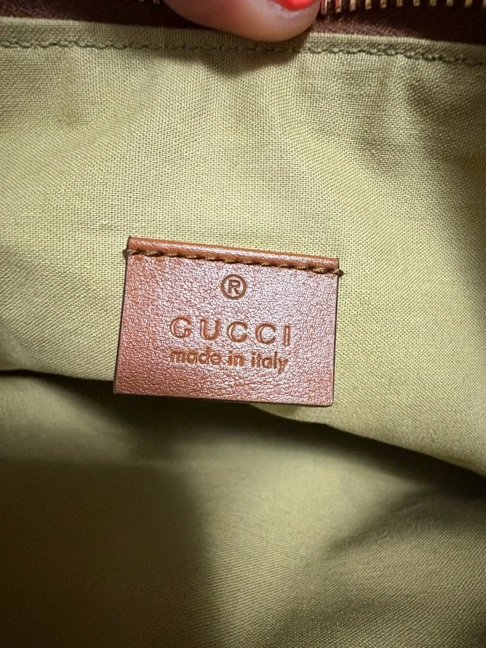 Gucci Canvas Web Stripe Clutch/Wristlet